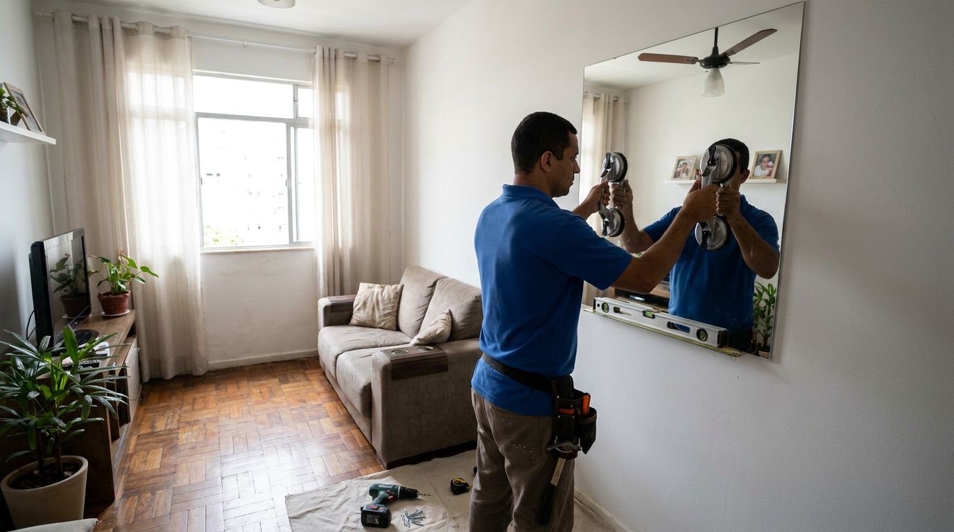 Espelho De Parede Sob Medida no Recreio Anhangüera, Ribeirão Preto‑SP