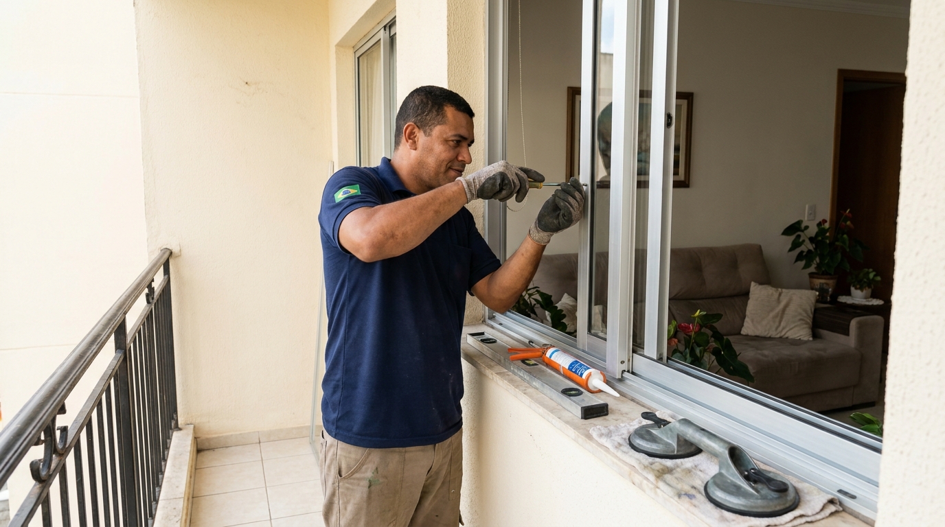Janela Basculante De Vidro no Guabiraba, Recife‑PE